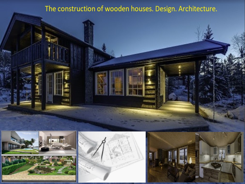 We build wooden houses