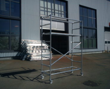 Production of metal work platforms