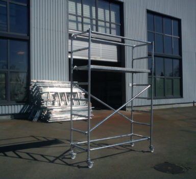 Production of metal work platforms